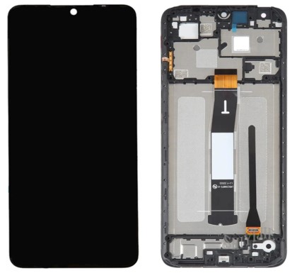 Tela Display Xiaomi Redmi 12C 22120RN86G Preto com Aro Original AMOLED